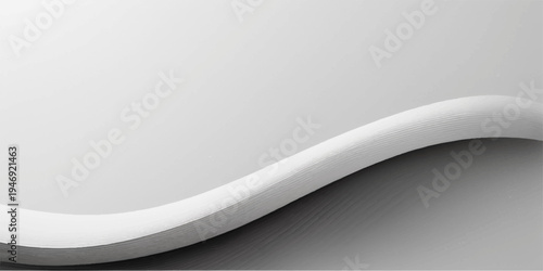 White paper sheet with curled corner on white background