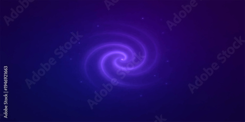 Abstract blue and white spiral background with light and swirl patterns