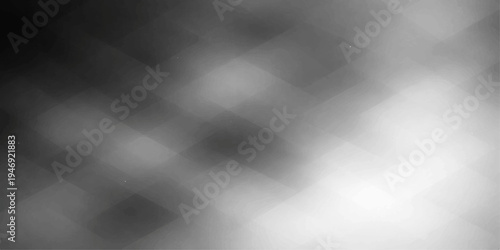 Abstract black and white smoky background with light fog clouds and dark textured sky