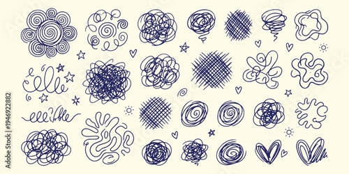 Abstract scribble and texture doodle, hand drawn messy lines pattern, organic swirl and circle sketch, creative artistic scribbles background art, mess line art brush stroke, abstract expressionist do