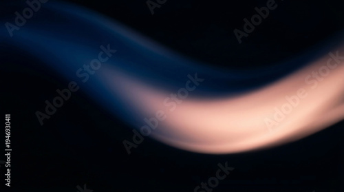 A smooth, elegant curve of luminous silk, flowing like smoke in soft, diffused light