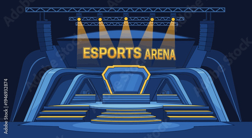 Esports Arena Presentation: A Digital Gaming Venue for Competitions and Spectacle