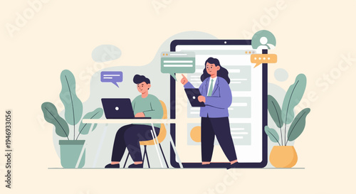 Digital interaction, online learning, and collaborative teamwork