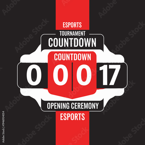 Esports Tournament Countdown Design: Anticipation Builds for Opening Ceremony Event