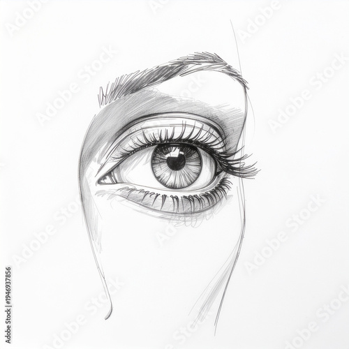 a quiet graphite gaze etched in soft shadow, capturing intimate human depth for expressive, art‑driven visual storytelling