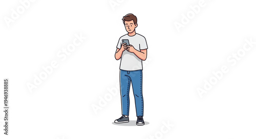 Man Holding Camera Outdoors.