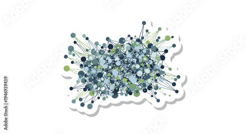 Colorful Confetti Explosion on White Background.