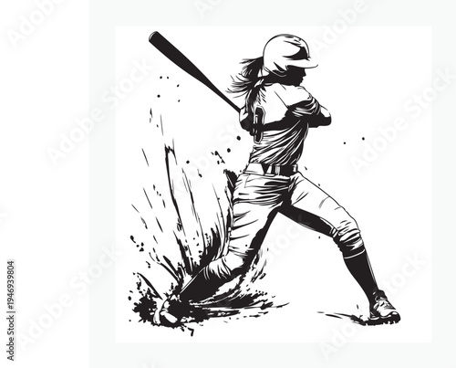 baseball player with bat