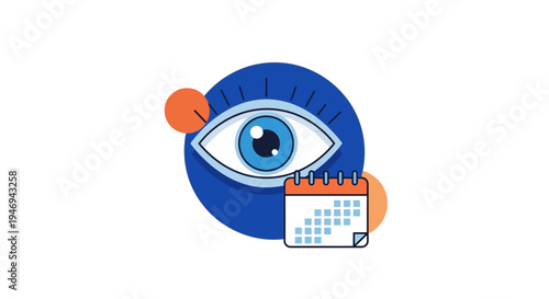 Observing Future Events: Visualizing the Time Through The Eye and The Calendar