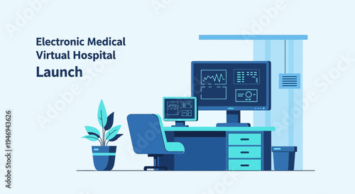 Online Healthcare Solutions: Virtual Medical Hospital Launching Modern Digital Technology