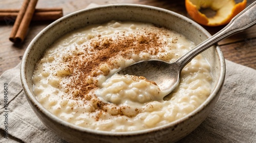 Brazilian Creamy Rice Pudding with Cinnamon – Traditional Homemade Dessert