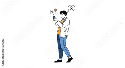 Man holding two white speakers.