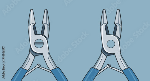 Pair Of Pliers Illustration, Perfect Tools to Use for Construction and Repairing Purposes