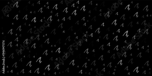 Question mark seamless pattern. Repeating interrogation patern. Hand drawn black simple icon on white sample background. Repeated modern wallpaper for design prints. Repeat swatch.