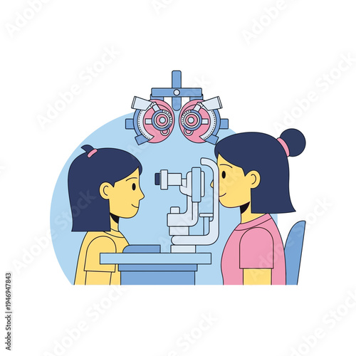 Pediatric Optometry: A Young Patient's Eye Exam Using Advanced Diagnostic Equipment