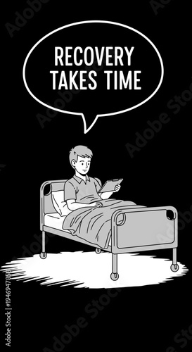 Patient's Serene Moments Of Recuperation And The Healing Processes With A Positive Mindset