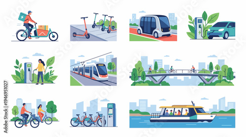 Electric Mobility and Sustainable Urban Transportation Concepts