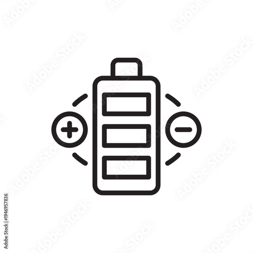 Battery neutralizer icon symbolizing electrochemical safety tech, representing hazardous waste hardware, battery recycling tools, electrolyte stabilization systems, and environmental engineering gear.
