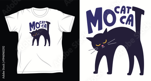 Cat Graphic vector art t-shirt design print
