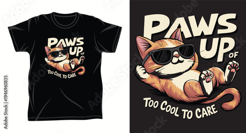 Cat Graphic vector art t-shirt design print