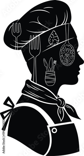 Hand drawn vector illustration of a man