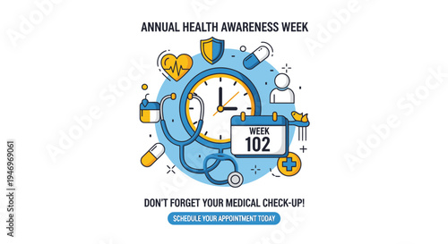 Promoting Annual Healthcare Awareness Emphasizing Checkups, Well-being, and Timely Appointments