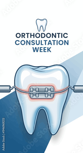 Promoting Dental Health: Orthodontic Consultation Week Announcement for Sparkling Smiles and