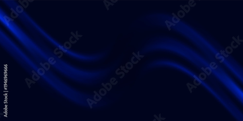 Abstract vector background luxury blue cloth or liquid wave or wavy folds of grunge silk texture satin velvet material, luxurious background or elegant wallpaper