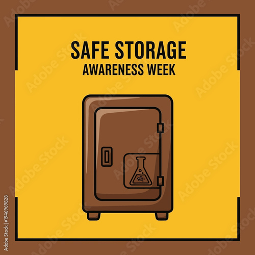 Promoting Safe Chemical Storage: A Dedicated Awareness Week Graphic for Education and Safety