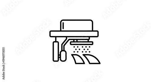 Coffee espresso machine pouring coffee.