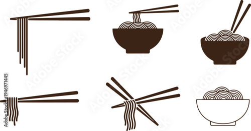 Abstract geometric patterns with pixelated and striped visual effects