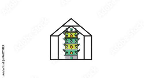 Detailed colorful pagoda tower architecture.