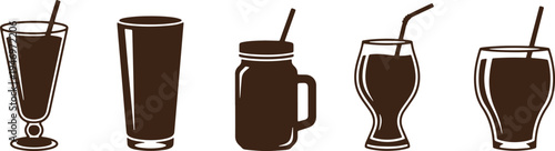 Abstract digital pattern with vertical lines and pixelated distortions