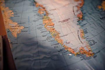 Local maps in Greenland bookstores