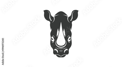Black and white horse head portrait.