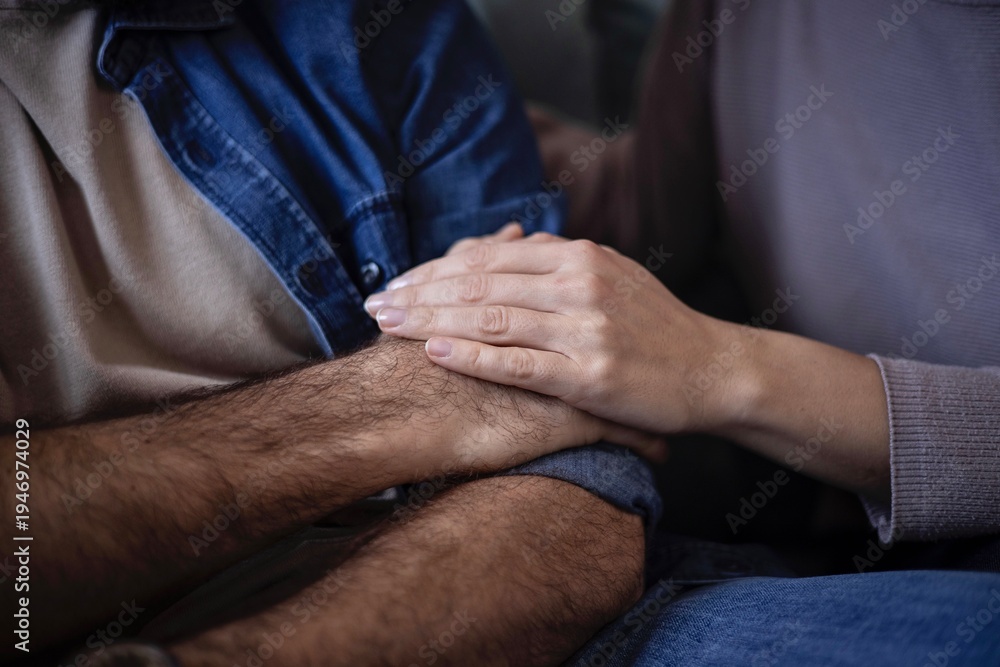Fototapeta premium Emotional Support and Care in Relationship