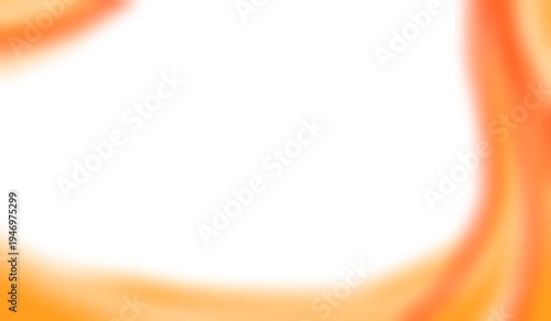 Abstract orange and yellow vintage gradient shape with warm retro tones, isolated on white background, vibrant and nostalgic.