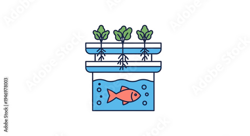 Fish in a small aquarium tank.