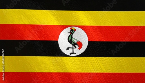 Free Download Uganda national flag design - GFXLoad