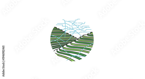 Green tea leaves in a heart.