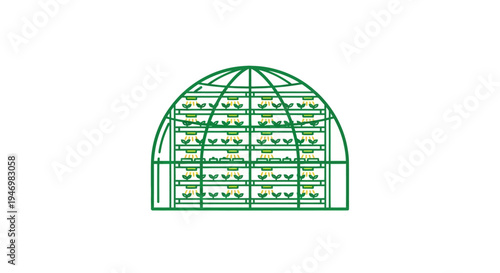 Greenhouse Structure Arch Frame Building.