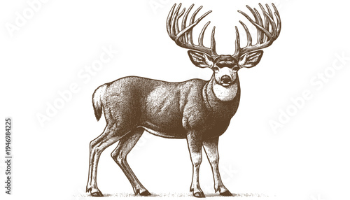 Mule deer vector