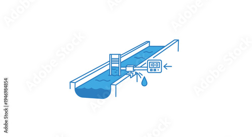 Industrial Conveyor Belt System Machinery.