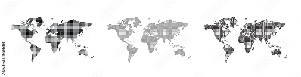 Obraz premium world map