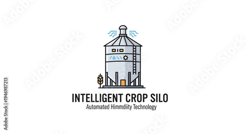 Intelligent crop silo storage technology system.