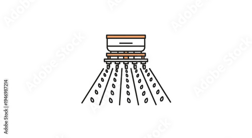Irrigation sprinkler watering system.