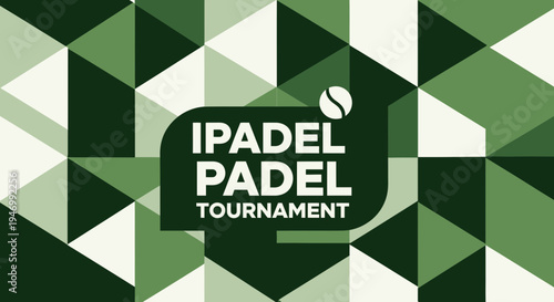 Ipadel Padel Tournament Event Graphic Design