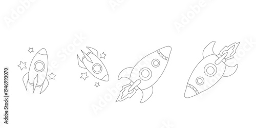 Three blurry sketches of human figures in various poses