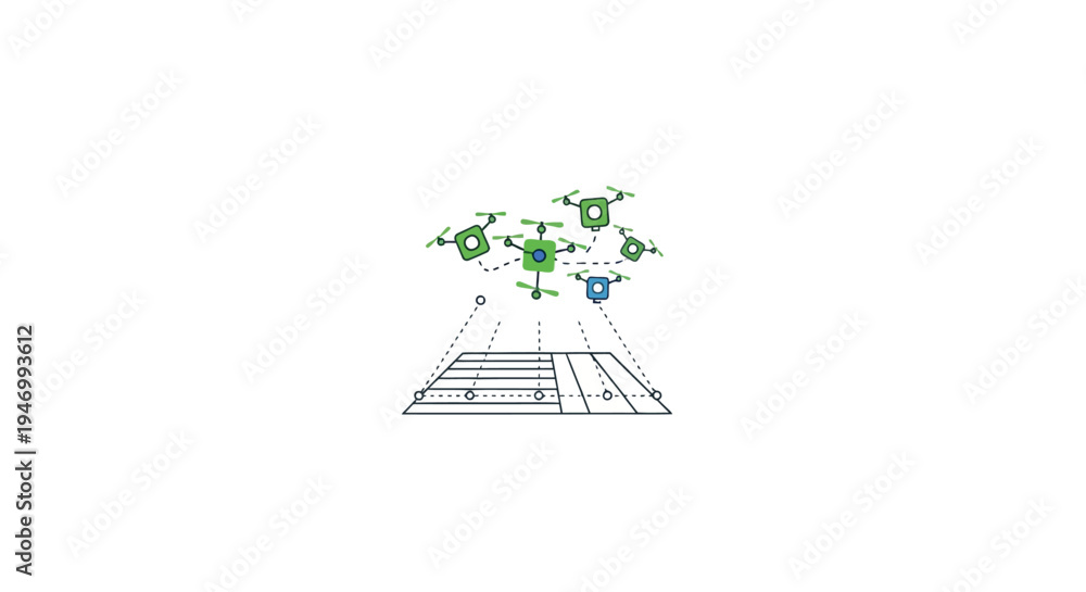 Obraz premium Molecular structure on a pyramid base.