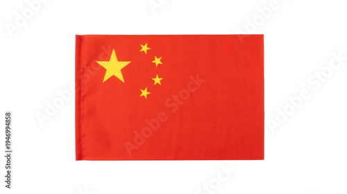Free Download The vibrant red flag of China featuring a golden star and four smaller golden stars, symbolizing national pride and unity - GFXLoad
